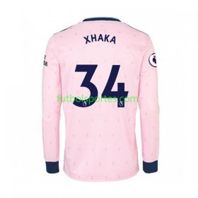 Camiseta Arsenal Granit Xhaka 34 Tercera Equipación 2022/2023 Manga Larga